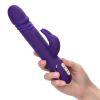 Jack Rabbit Silicone Thrusting Vibrator Purple