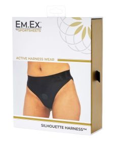 Em Ex Active Harness Wear Silhouette Crotchless Small