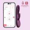 Terri - App Controlled Tapping Rabbit Vibrator - Purple