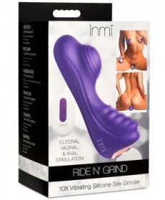 Vibrating Silicone Grinder - Purple