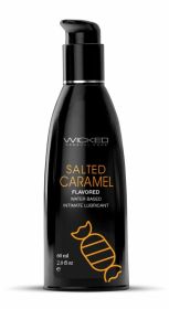 Aqua Salted Caramel Flavored Water Based Intimate Lubricant - 2 Fl. Oz.