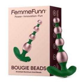 Bougie Beads Anodized Aluminum Anal Beads - Rose Gold