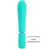 Thomas Super Soft Silicone Rabbit Vibrator - Turquoise