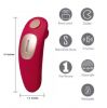 Remi 15-Function Rechargeable Remote Control Suction Panty Vibe - Red