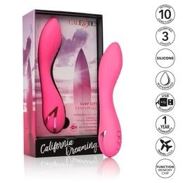 California Dreaming Surf City Centerfold Pink Vibrator