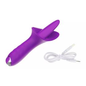Purple 10 Freq Powerful Clitoral G spot Stimulator Tongue Vibrator Sex Toy