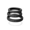 Xact-Fit Silicone Rings #14, #15, #16 Black