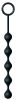 The Nines S Drops Silicone Anal Beads Black