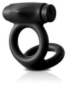 Sir Richard #039 Control Cock & Ball C-Ring Vibrating Black