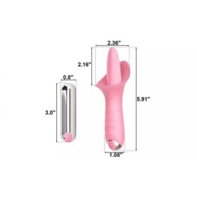 Pink 10 Freq Powerful Clitoral G spot Stimulator Tongue Vibrator Sex Toy