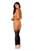 Bodystocking Gown - One Size - Black/copper