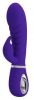 Prescott Super Soft Rabbit Silicone Vibrator - Purple