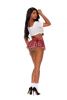 Sexy School Girl Fantasy - One Size - White/red