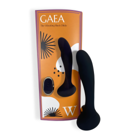 Gaea – Vibrating Black Dildo