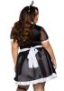 Plus Classic French Maid Costume- 3X/4X Black / White