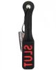 12 Inch Leather Impression Paddle - Slut