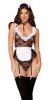 French Maid Flirt - One Size - Black