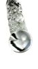 Icicles No. 38 - Clear / Black