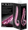 Icicles No 24 Glass Dong 6 Inches - Pink