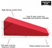 Xl Love Cushion Large Wedge Pillow - Red