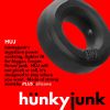 Hunkyjunk Huj C-Ring Tar Black Cock Ring