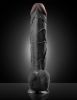 Real Feel Deluxe No.12 Black Vibrating Dildo