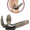 Strapless Strap On with Anal Stimulator Smoke