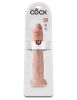 King Cock 13" Dildo - Beige