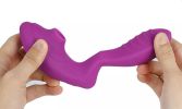 10 Levels Dual Motors Clitoral Sucking & G-spot Dildo Vibrator