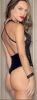 Eyelash Lace Criss Cross Teddy - OS - Black