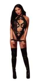 Fetish Teddy and Restraints Dmnd - One Size - Black