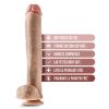 Bruno Dildo 14 inch - Beige