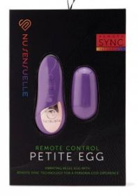 Sensuelle Remote Control Petite Egg Vibrator Purple