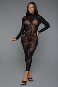 2356 Innocent Touch Dress (Color:: Black, BLK: OS)