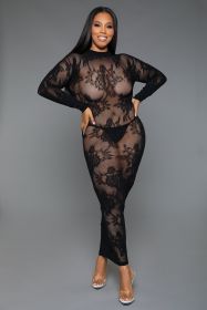 2356 Innocent Touch Dress (Color:: Black, BLK: Q)