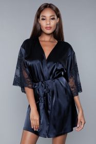 1965 Grace Robe (Color:: Black, BLK: 2X)