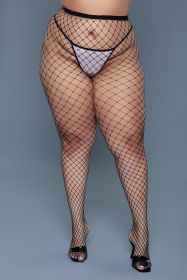 2303 Can't Back Down Pantyhose (Color:: Black, BLK: Q)