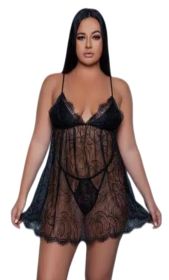 2269 Daisy 2 Piece (BLK: S, Color:: Black)