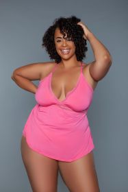 2251P Piper Cami Set (Color:: Coral, BLK: 1X)