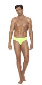 Elegant Moments Men's Thong (color: Chartreuse, Size: L/XL)