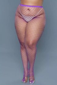2302 Up All Night Pantyhose (Color:: Purple, BLK: Q)