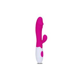 Dildo Rabbit  Vibration G-spot Clitoral Stimulate Vibrator (30 Patterns) (Color:: Pink)