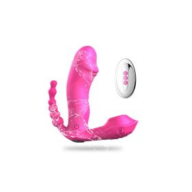 Wonderful 3 in 1 G spot Clit Stimulating Vibrator & 14 Speeds (Color:: Pink)
