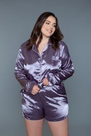 2026 Liz PJ Set (Color:: Lilac, BLK: 3X)