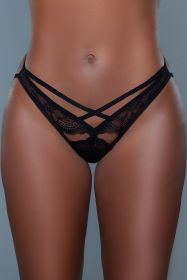 2205 Catch U Later Panty (Color:: Black, BLK: L)