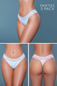 22003PK Devon 3 Pack (Color:: Peach/Blue/White, BLK: L)
